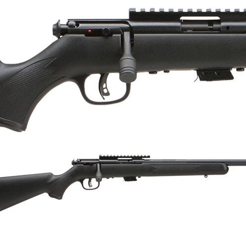 SAVAGE 93 22 WMR FVSR BLUED SYNTHETIC VARMINT THREADED 16.5 INCH