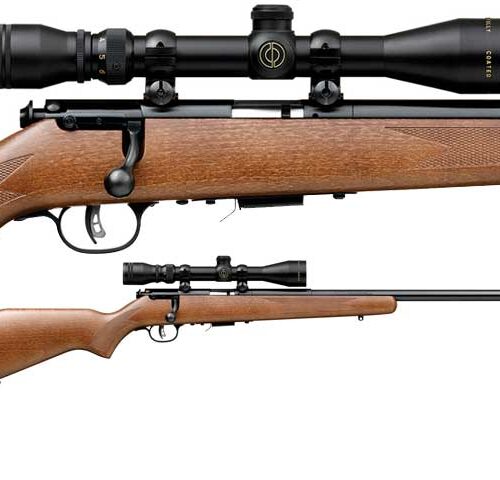 SAVAGE 93 R17 17 HMR GV BLUED WOOD VARMINT PACKAGE