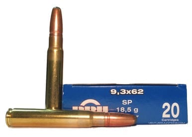 PRVI PARTIZAN 9.3X62 285GR SP (20 ROUNDS) PPU