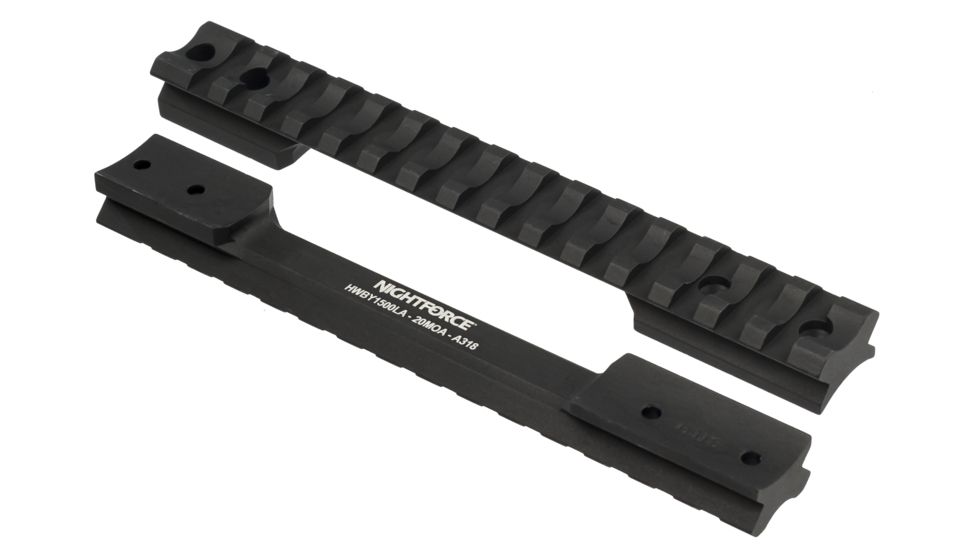 NIGHTFORCE PIC RAIL FOR HOWA AND VANGUARD 1913 MIL-STD L/A 20 MOA