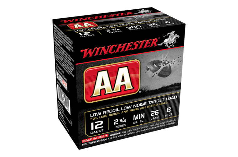 Winchester AA Featherlite 12G 8 shot 2-3/4 Inch 26gm SHOTSHELL (25 PACK)