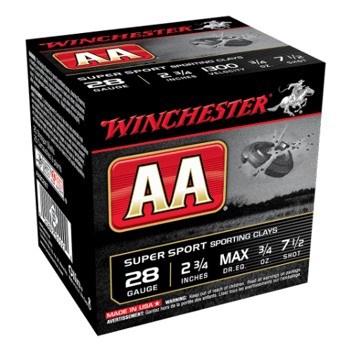 WINCHESTER AA SUPER SPORTING 28G 7.5 2-3/4 inch 21GM (250 ROUNDS)