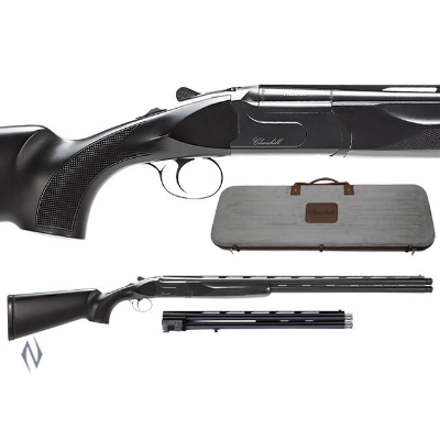 AKKAR CHURCHILL 12G 20 INCH 30 INCH COMBO EJECTOR BLACK SYNTHETIC