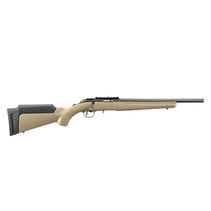 RUGER AMERICAN RIMFIRE 22LR 16 INCH FDE THREADED
