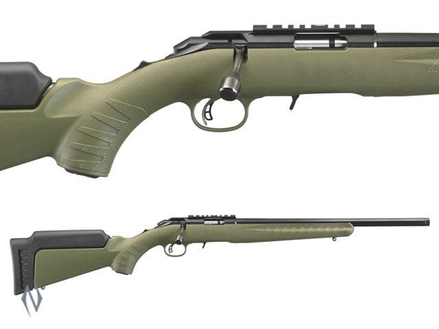 RUGER AMERICAN RIMFIRE 22WMR 18 INCH OD GREEN