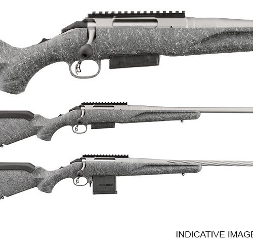 RUGER AMERICAN GEN II STD 243 WIN GREY 20 inch w/ MUZZLE BRAKE 3 SHOT