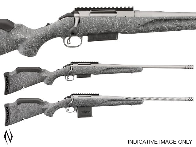 RUGER AMERICAN GEN II STD 6.5 CREEDMOOR GREY 20 INCH BARREL WITH MUZZLE BRAKE 3 SHOT