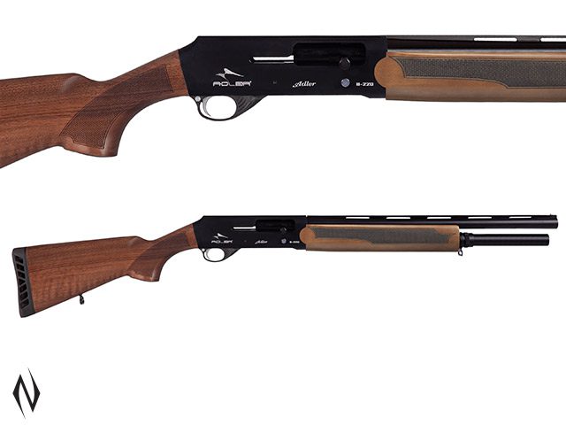 ADLER B220 12G 20 INCH STRAIGHT PULL SHOTGUN 7 SHOT WALNUT