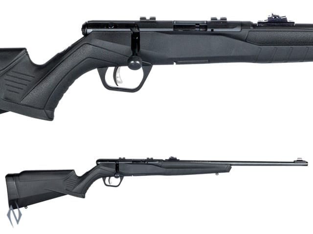 SAVAGE B22 22LR F BLUED SYNTHETIC 10 SHOT WITH SIGHTS