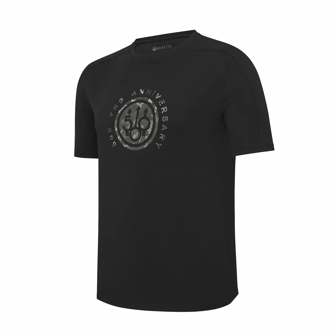 BERETTA 500 years T-Shirt with Big Camo Logo