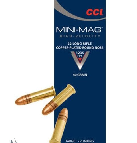 CCI 22LR MINI MAG 40GR CPRN HV 500 PK 1235FPS