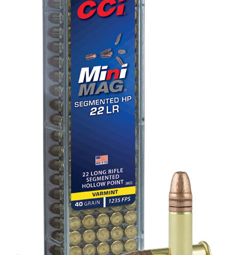CCI 22LR MINI MAG 40GR SEGMENTED HP 100 PK 1235FPS