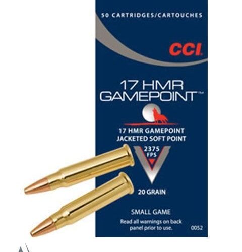 CCI 17HMR 20GR GAME POINT JSP 2375FPS (500 PACK)