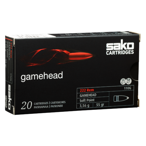 SAKO 223 REM 63GR GAMEHEAD 20 PACK