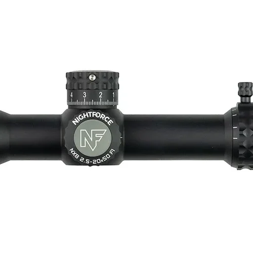 NIGHTFORCE NX8 – 2.5-20x50mm F1 – ZeroStop – .250 MOA – DigIllum – PTL – MOA-XT