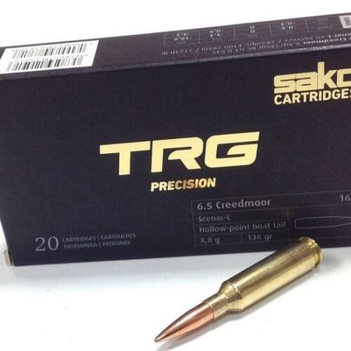 SAKO 6.5 CREEDMOOR 136 GR TRG PRECISION (LAPUA SCENAR-L) 20 PACK