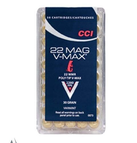 CCI 22WMR V-MAX 30GR 2200FPS 500PK