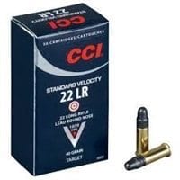 CCI 22LR STANDARD VELOCITY 40GR SOLID 1070FPS (100pcs)