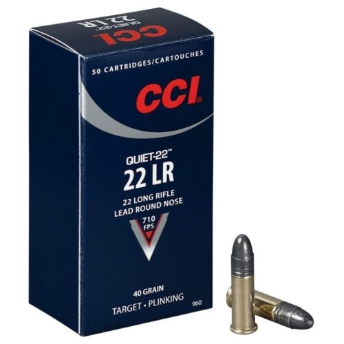 CCI 22LR QUIET 40GR LRN 710FPS (50pcs)