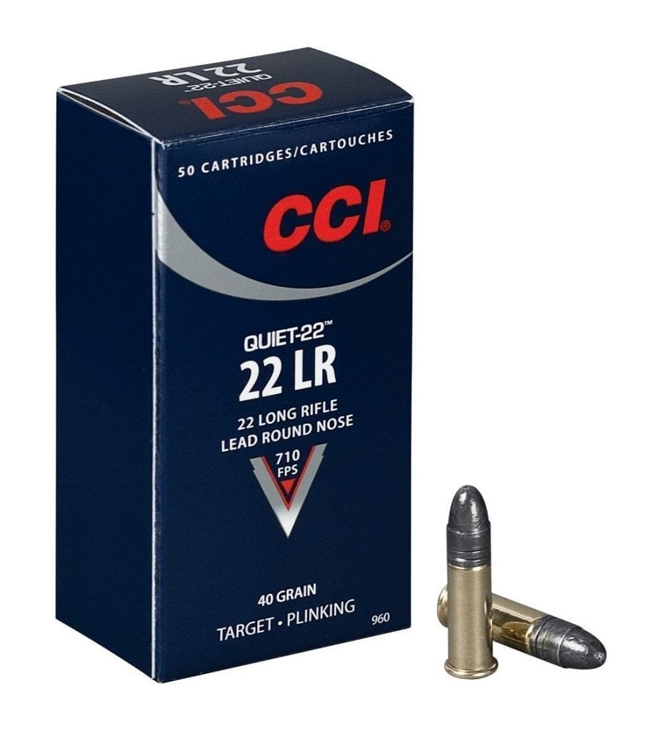 CCI 22LR QUIET 40GR LRN 710FPS (50pcs)