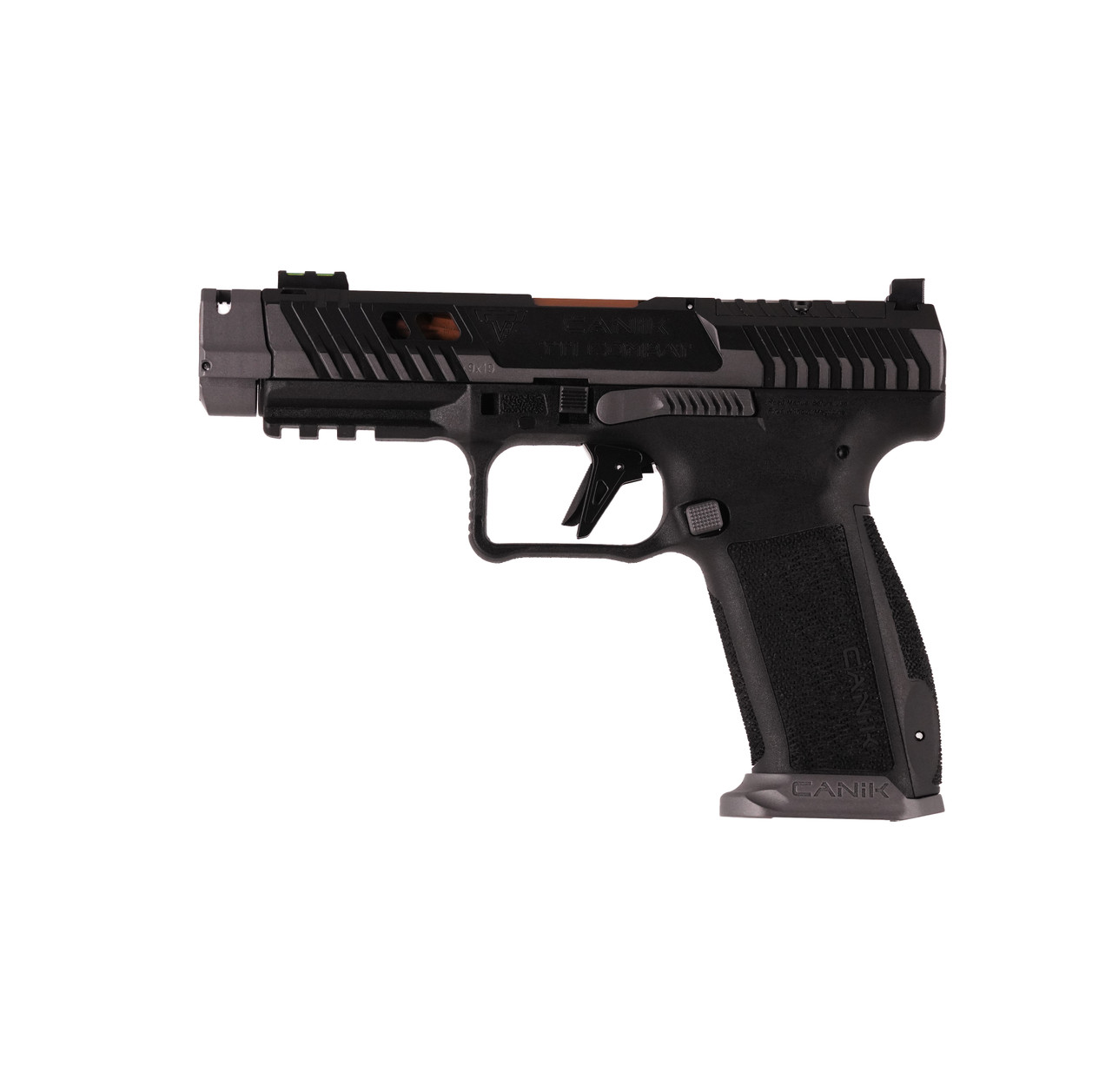 CANIK TTI COMBAT 9mm PISTOL – SMOKE WITH 3 MAGAZINES (10 Round)