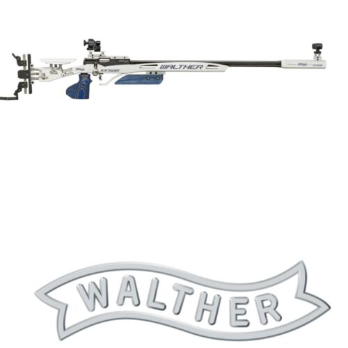 Walther KK500 Expert Mechcanical Trigger, .22LR, BIOMETRIC-Grip, Blue Angel, Left Size M