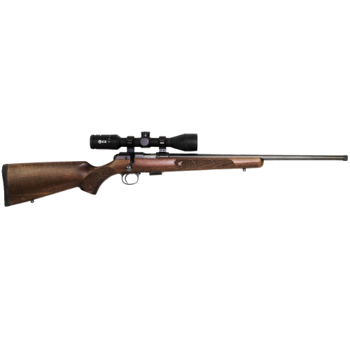 CZ 457 Beech Wood 22WMR TB 5rnd 20 Inch with CZ 3-9×42 scope and rings package