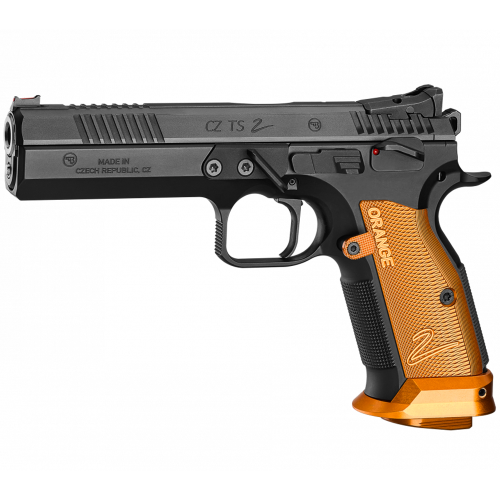 CZ TS – TACTICAL SPORT 2 – 9X19MM ORANGE EDITION – 130MM 2x MAGS TOTAL 10RND MAG