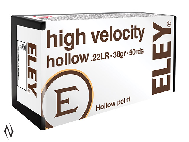 ELEY 22LR HIGH VELOCITY HP 1250FPS (500pcs)