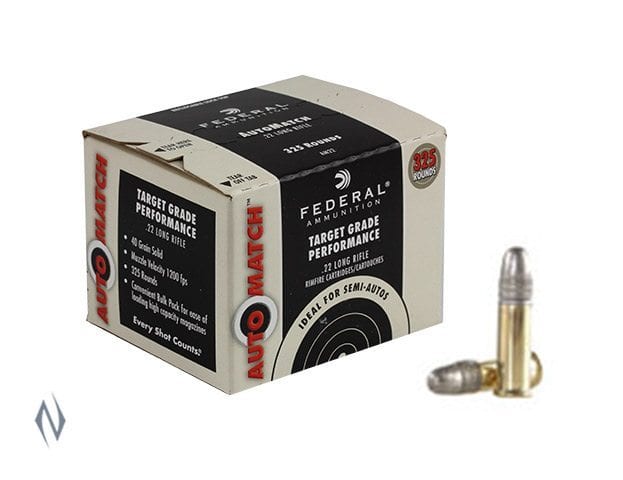 FEDERAL 22LR 40GR AUTOMATCH 325 PK 1200FPS