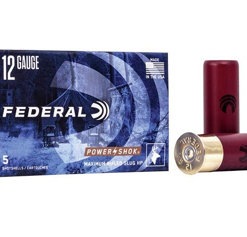 FEDERAL 12G 1OZ RIFLED SLUG HP 1610 FPS (5 PACK)
