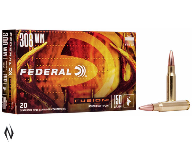 FEDERAL 308 WIN 150GR FUSION 20 PACK