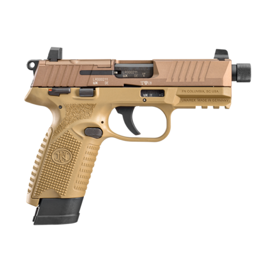 FNH 502 TACTICAL 22LR 10 SHOT FDE