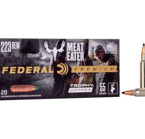 FEDERAL 223 REM 55GR TROPHY COPPER (200 PACK)