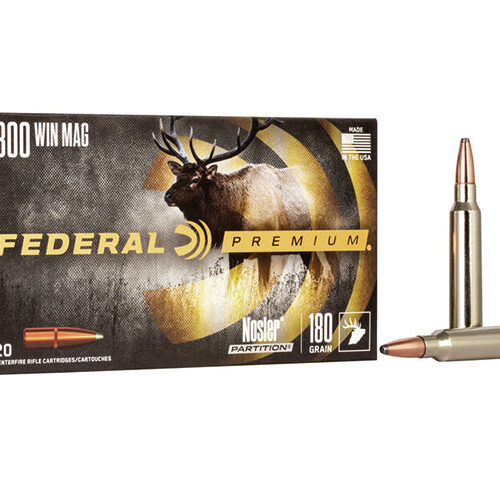 FEDERAL 300 WIN MAG 180GR PARTITION VITAL-SHOK (20 Pack)
