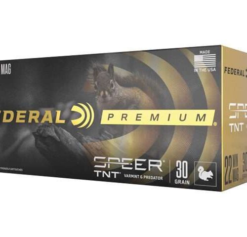 FEDERAL 22WMR 30GR TNT JHP 2200FPS (50 PACK)