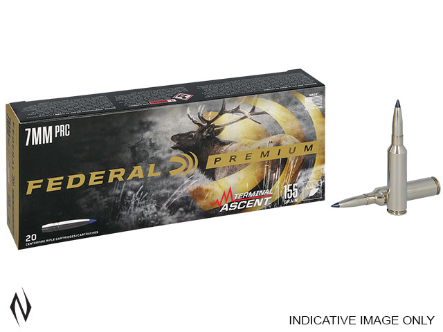 FEDERAL 7MM PRC 155GR TERMINAL ASCENT – 20 ROUNDS