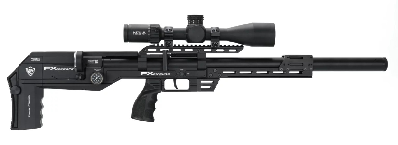 FX Leopard .22cal w/Bottle Standard 600mm Black