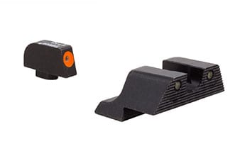 TRIJICON HD XR NIGHT SIGHT SET ORANGE FRONT. GLOCK 17, 19 GLOCK 22 – 28, 31 – 35 37-39