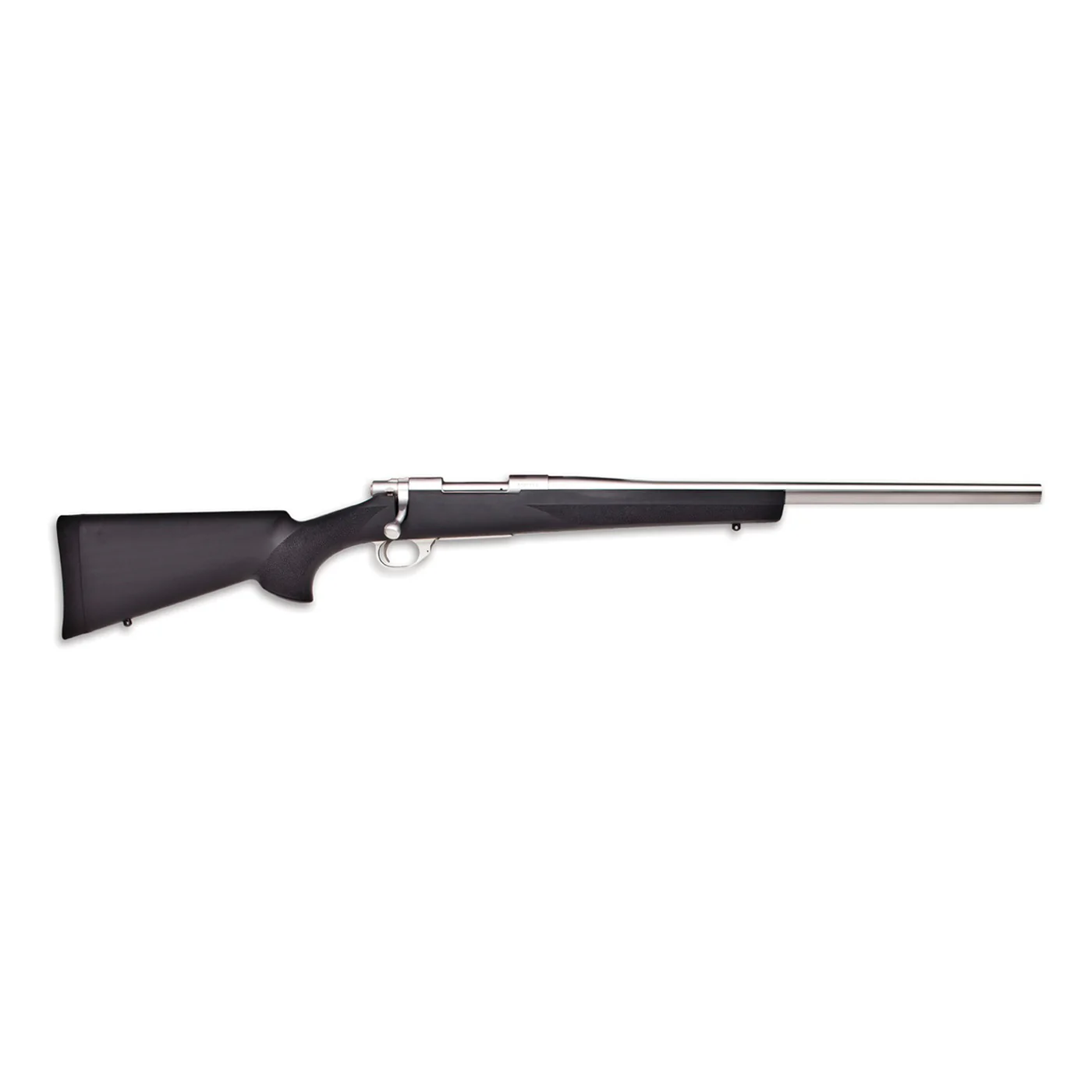 HOWA 223 REM STAINLESS STEEL VARMINT 24 INCH BARREL WITH BLACK HOGUE STOCK