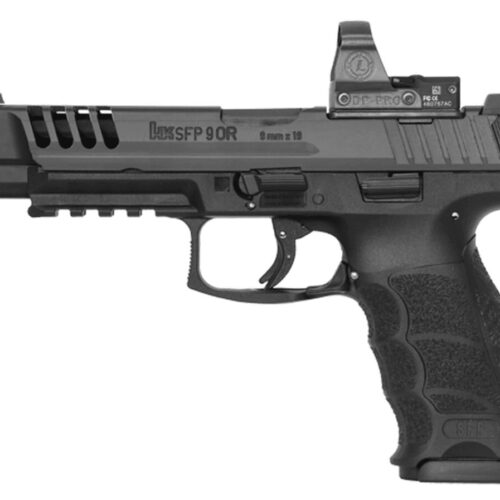 HK SFP9L-OR (OPTIC READY) 9MM BLACK PACKAGE INCLUDES 4 MAGAZINES AND HOLSTER (10 SHOT)