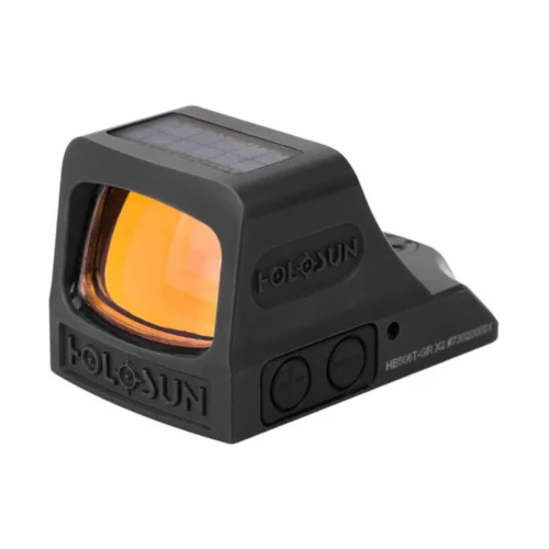 Holosun HE508T-GR-X2 Miniature Reflex Sight Titanium Housing 2 MOA Dot / 32 MOA Circle Dot – Solar / Battery – GREEN
