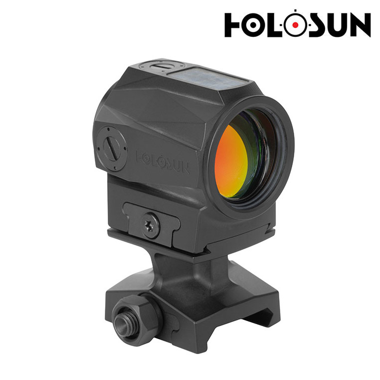 HOLOSUN RED DOT SIGHT – RED 2 MOA Dot / 65 MOA Circle Dot – Solar AND Battery