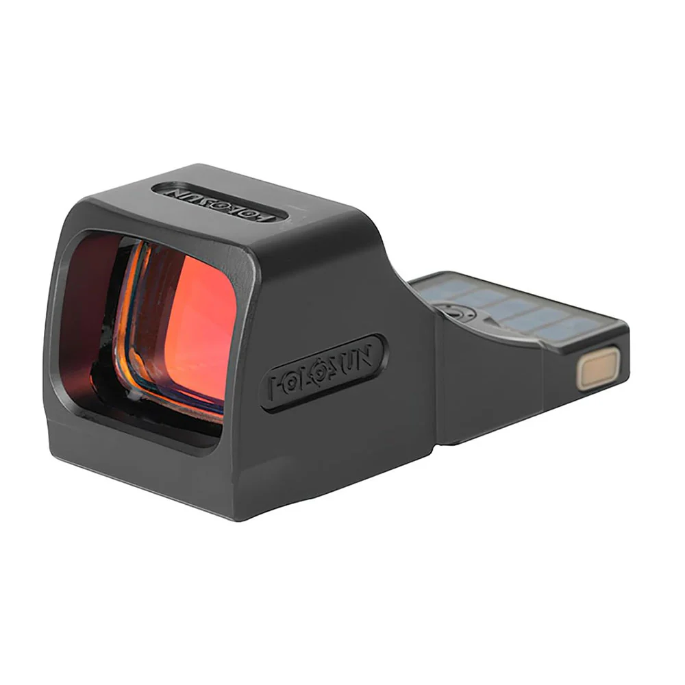 Holosun SCS MP2 GR Self Charging Sight Aluminium Housing; 2 MOA Dot or 32 MOA Circle Dot Solar GREEN