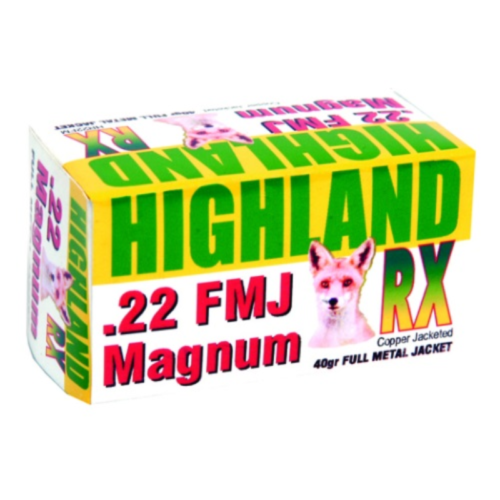 ARMSCOR .22 Magnum RX 40gr High Velocity FMJ (500 PACK)
