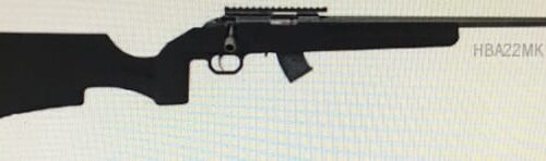 HOWA 22 WMR M1100 WITH 18 INCH THREADED BARREL WITH BLACK STOCK