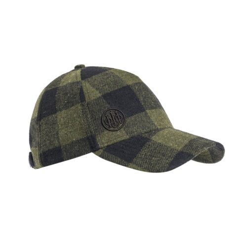 BERETTA Lodge Checkered Cap Green Moss Check