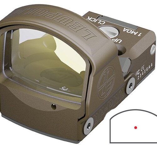 LEUPOLD DELTAPOINT PRO REFLEX SIGHT 2.5 MOA RED DOT FDE