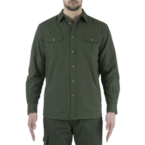 BERETTA Flannel Overshirt Green&Beige