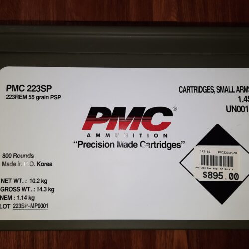 PMC 223 Rem 55gr SP BULK PACK IN AMMO BOX (800 PACK)